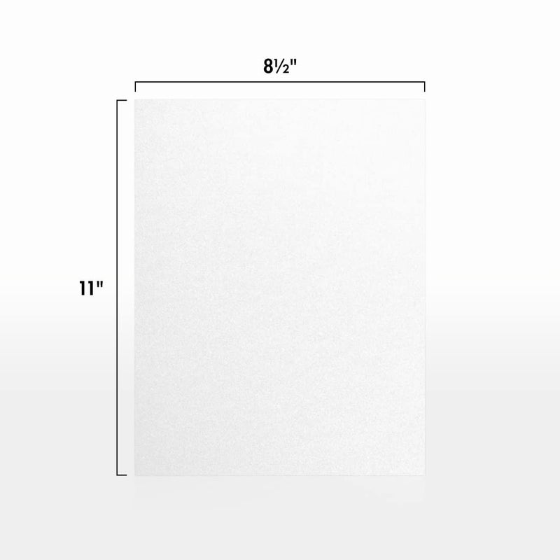 LUXPaper 8.5" x 11" Cardstock | Letter Size | Crystal Metallic | 105lb. Cover (192lb. Text) | 50 Qty - Image 2